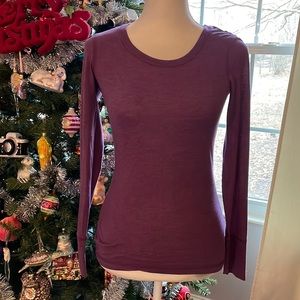 {SO} Purple Long Sleeved Top